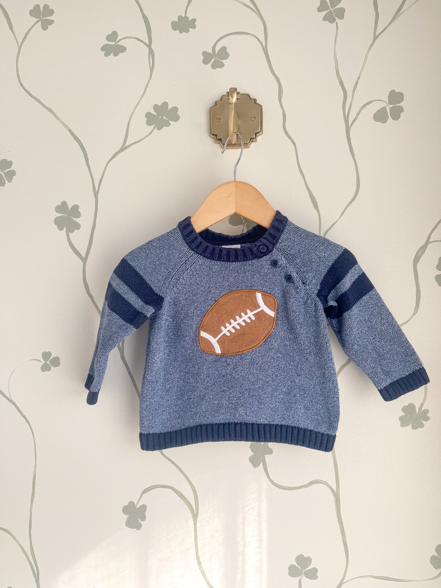 Vintage Gymboree Football Sweater - 6-12 Months