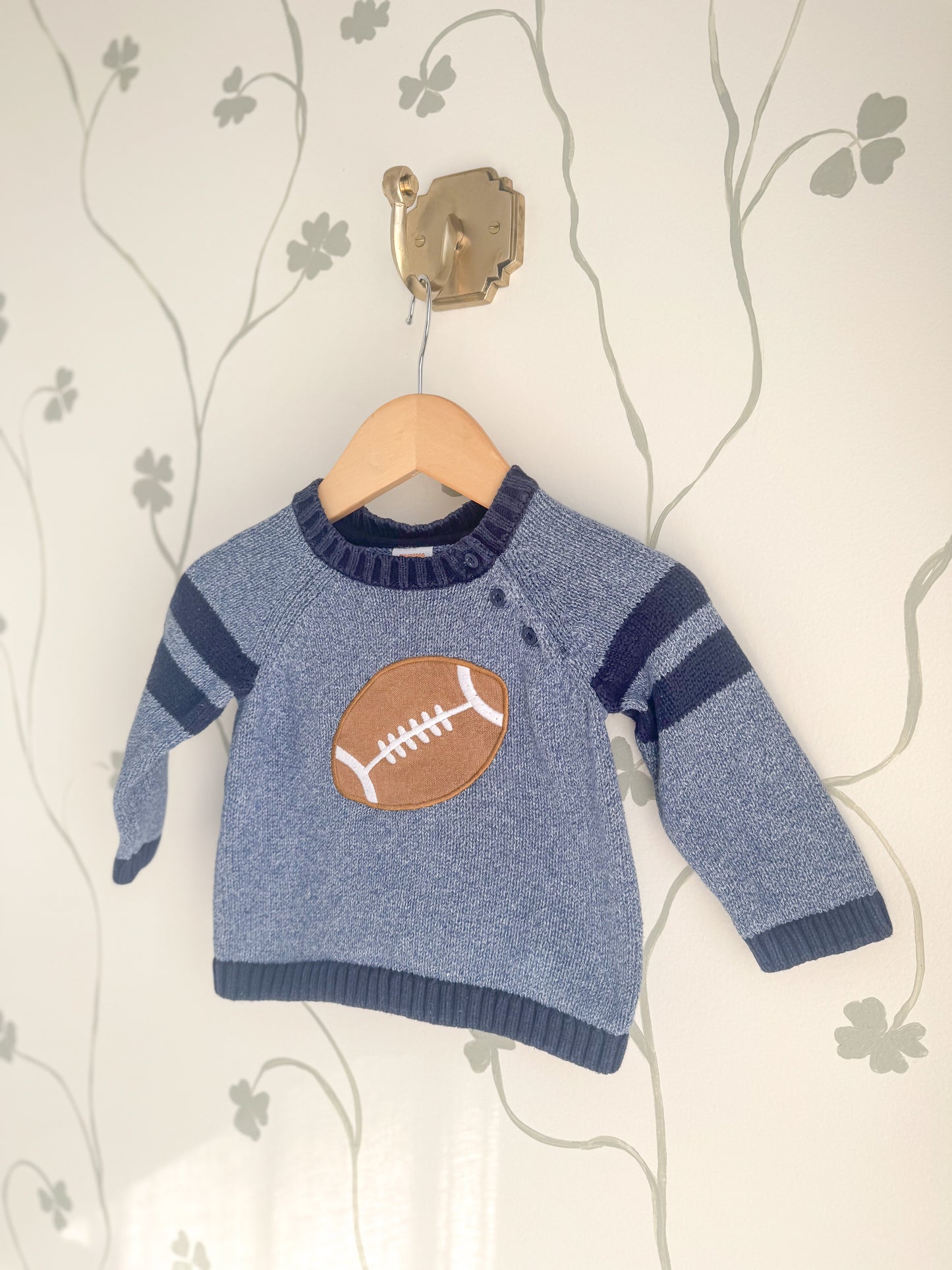 Vintage Gymboree Football Sweater - 6-12 Months