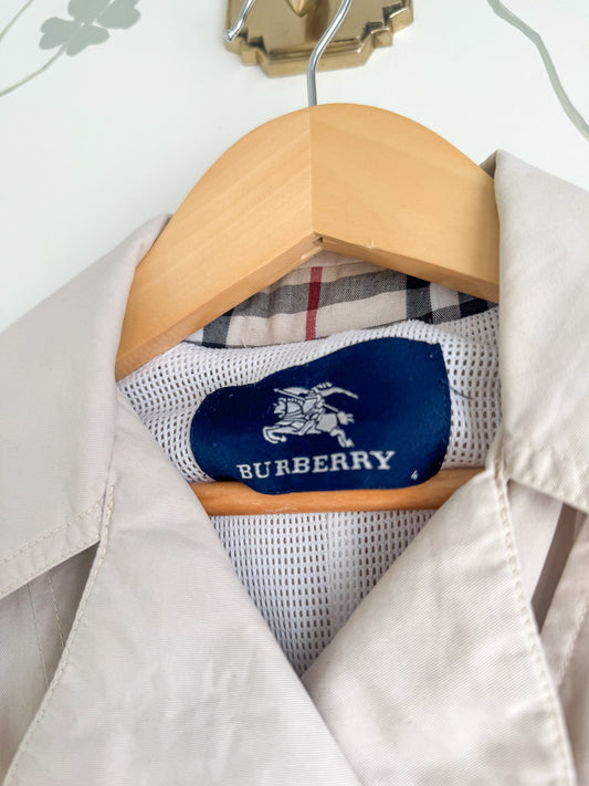 Burberry Trench Coat - Size 4