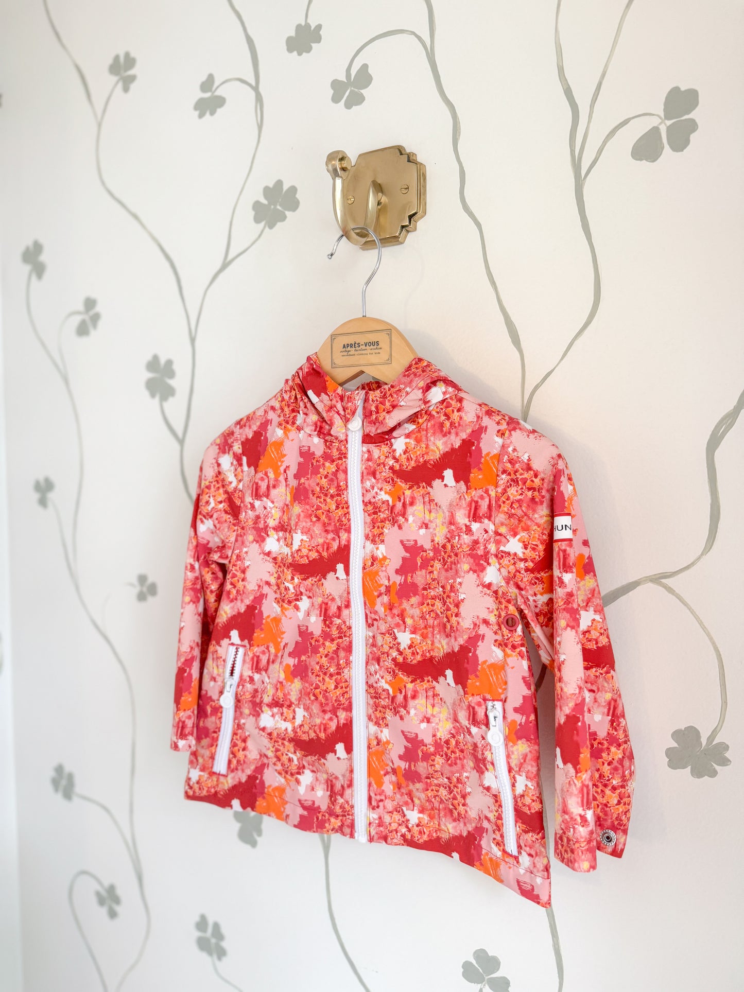 Hunter for Target Pink/Orange Rain jacket - 2T