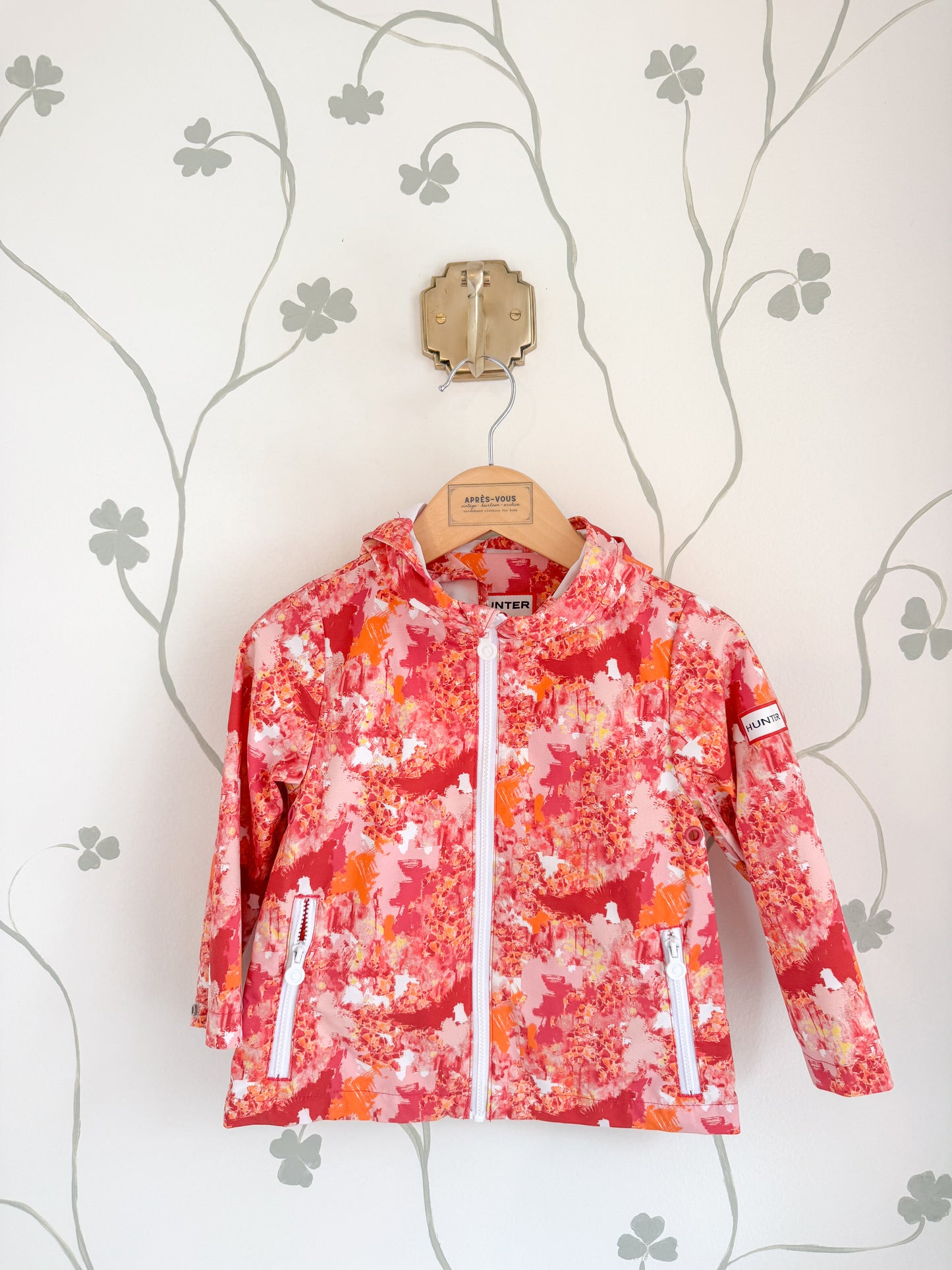 Hunter for Target Pink/Orange Rain jacket - 2T