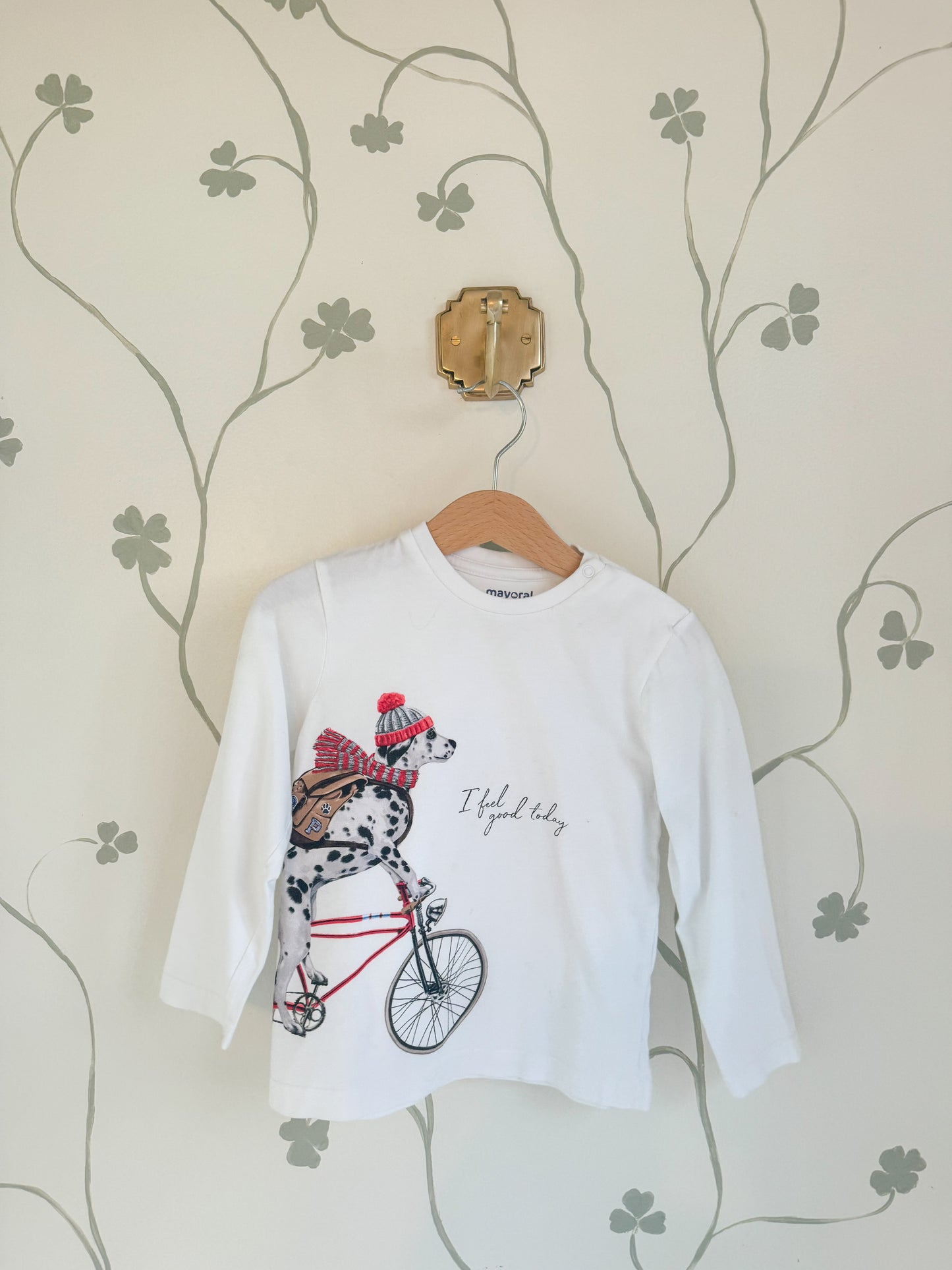Mayoral Dalmatian Bike L/S T-shirt - 2/3 Years