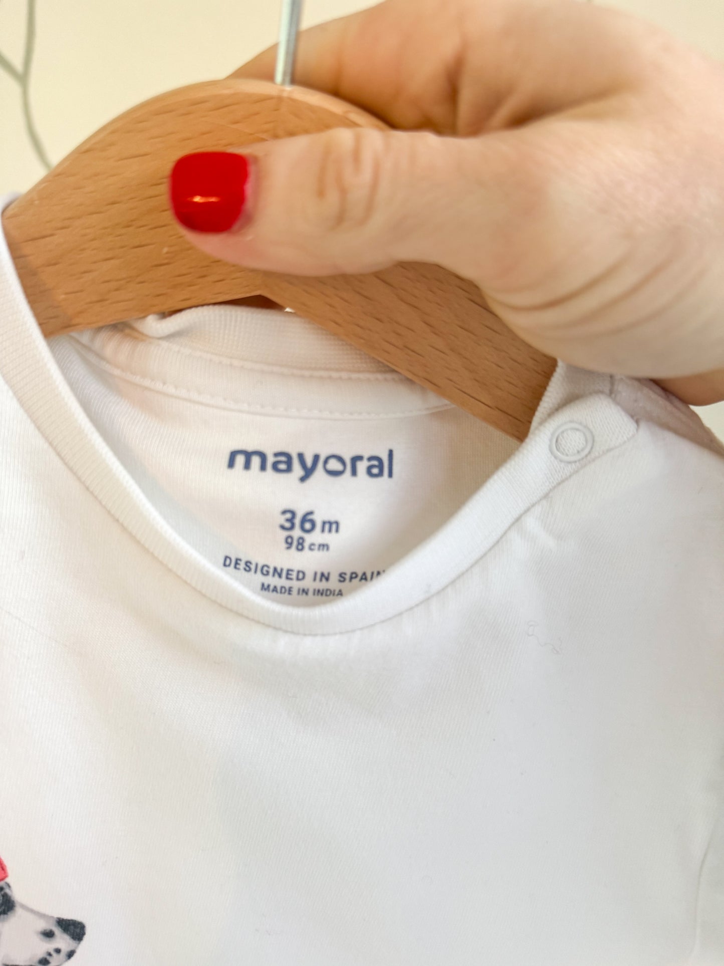 Mayoral Dalmatian Bike L/S T-shirt - 2/3 Years