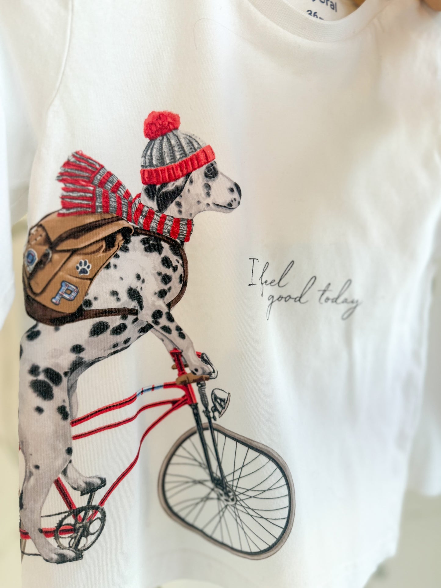 Mayoral Dalmatian Bike L/S T-shirt - 2/3 Years