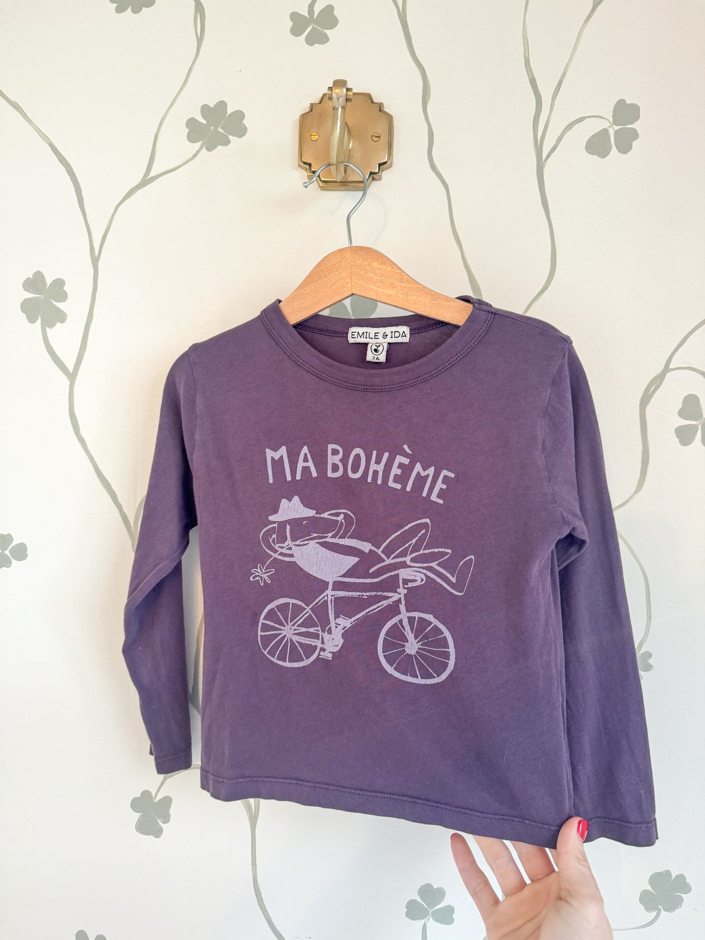 Emile et Ida Bike L/S T-shirt - 2 Years