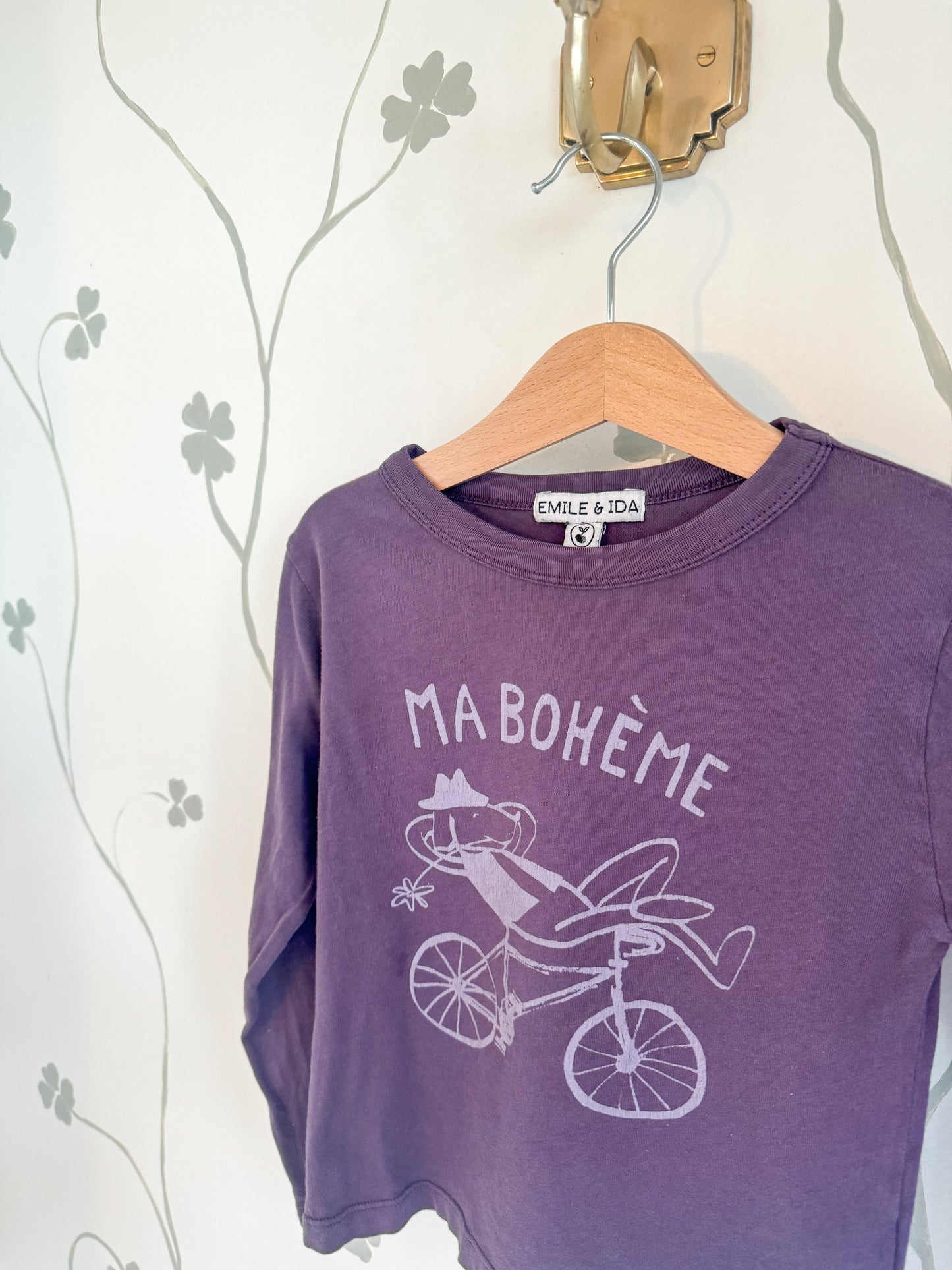 Emile et Ida Bike L/S T-shirt - 2 Years