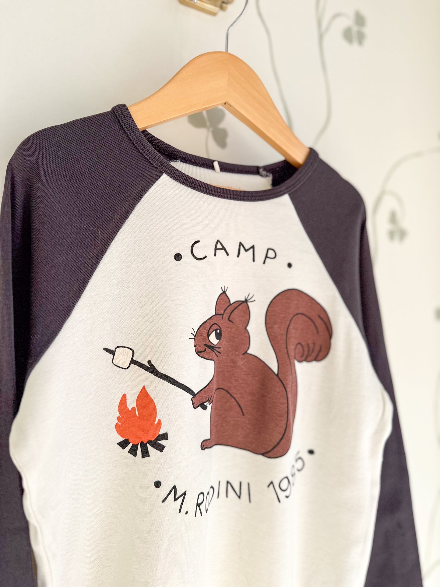 Mini Rodini Camp Raglan L/S Tshirt - 10/11 Years