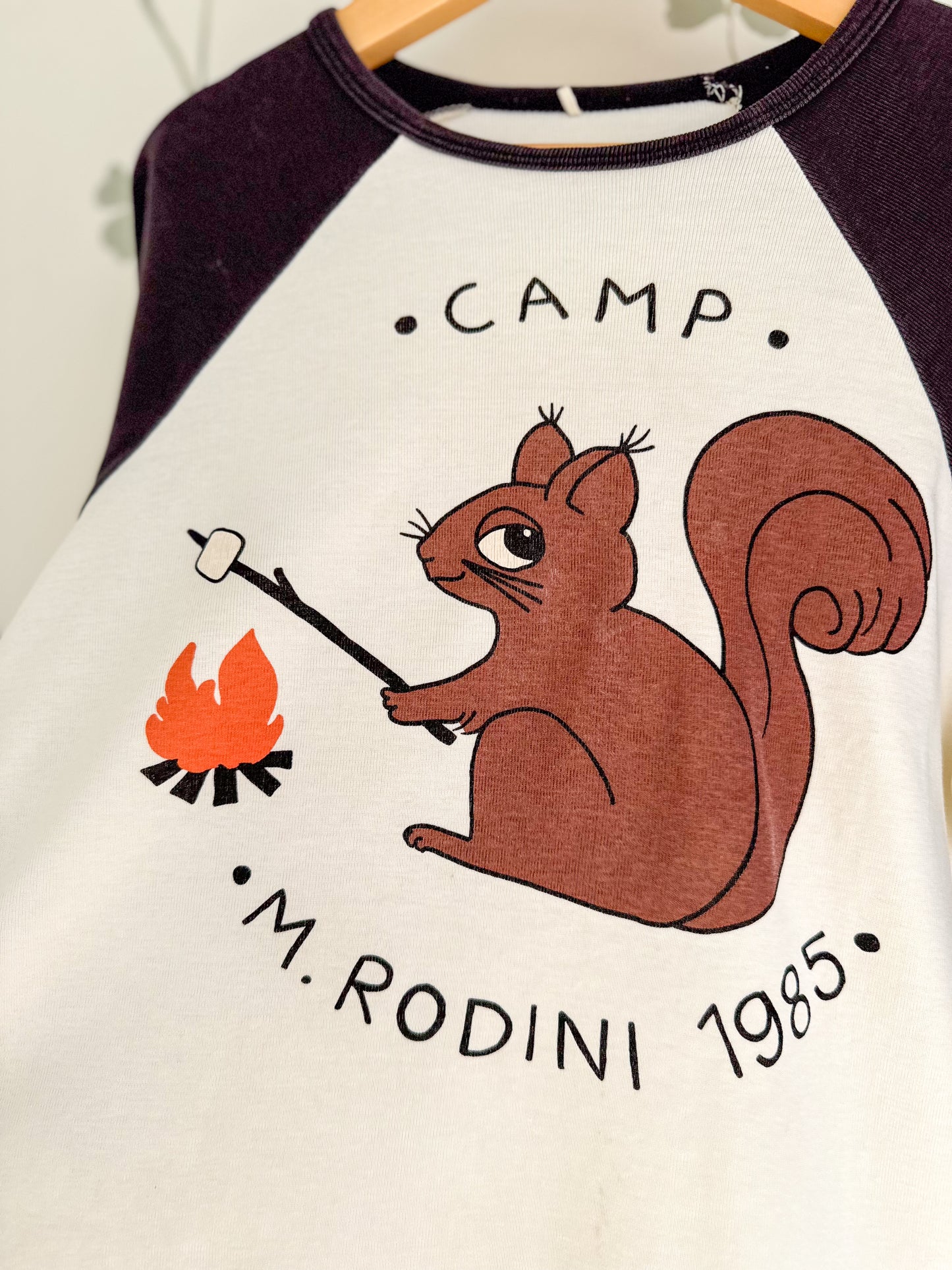 Mini Rodini Camp Raglan L/S Tshirt - 10/11 Years