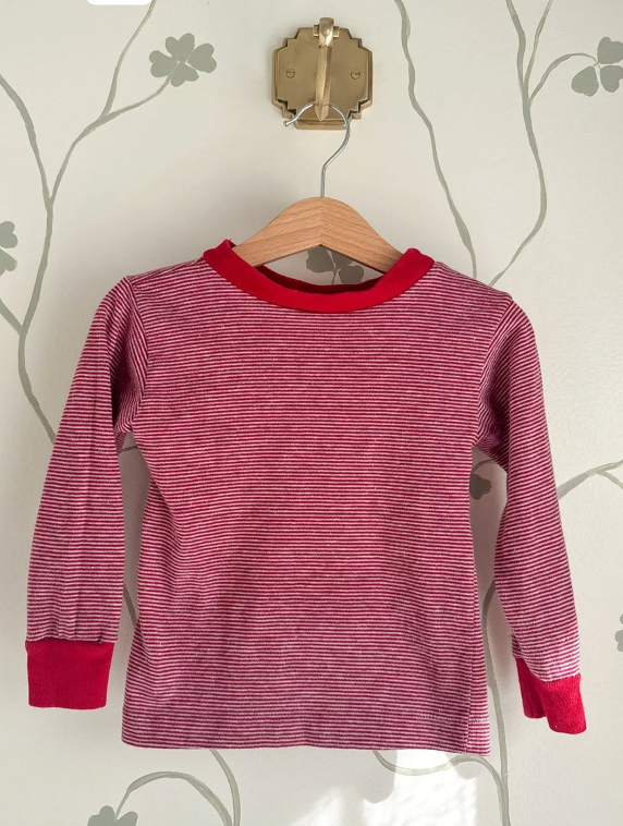Vintage L/S striped t-shirt, 2/3 years