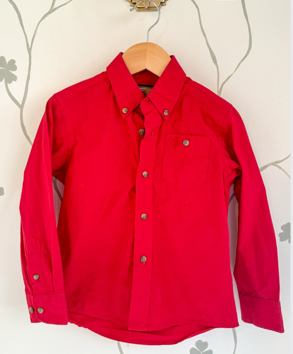 Wrangler Red Shirt, XS (estimated size 5)