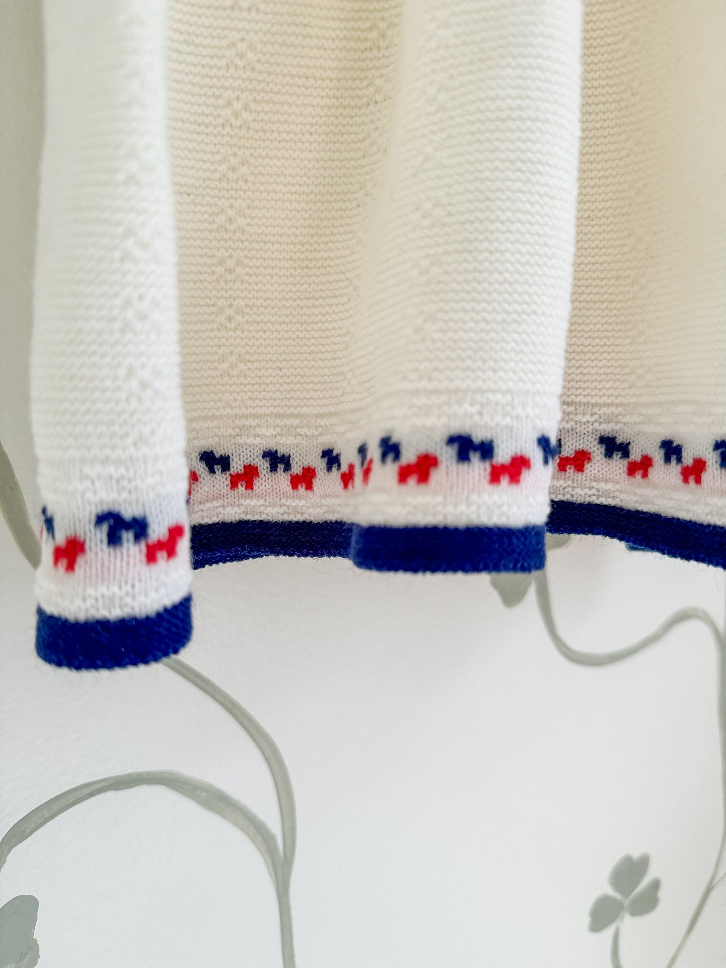 Vintage Swedish Horses Sweater Dress - 6-9 Months