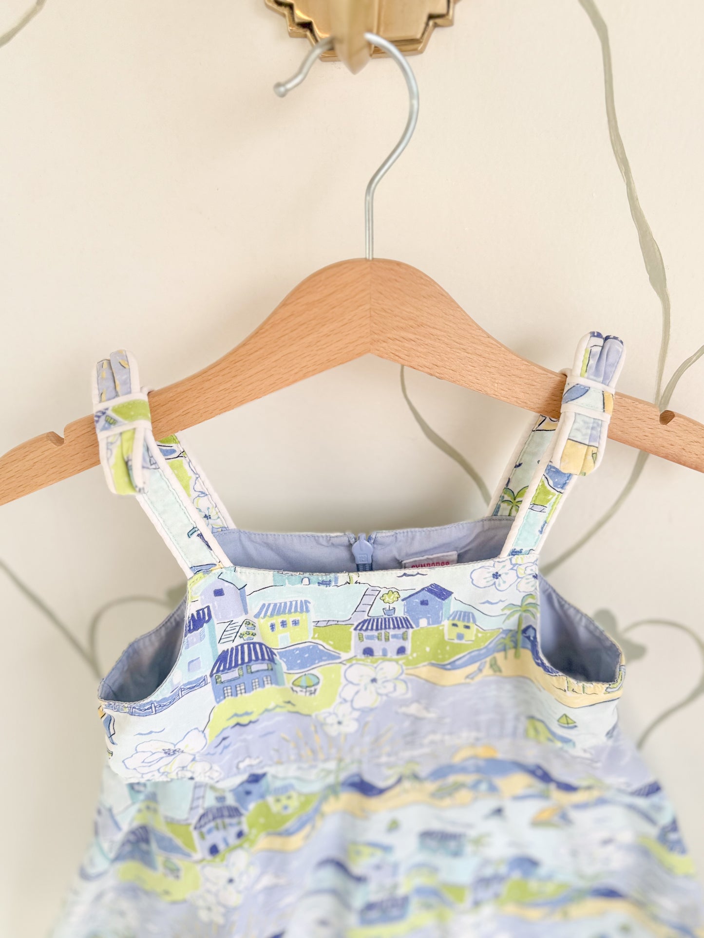 Gymboree 2003 Blue Vacation Sundress - 18-24 Months