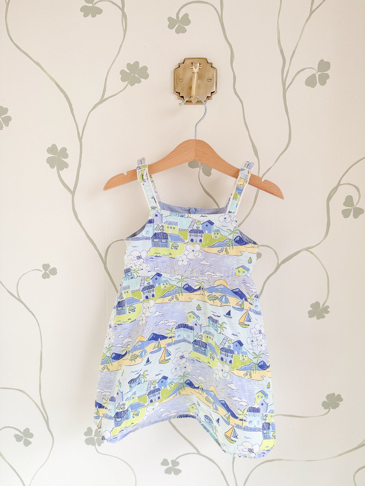 Gymboree 2003 Blue Vacation Sundress - 18-24 Months