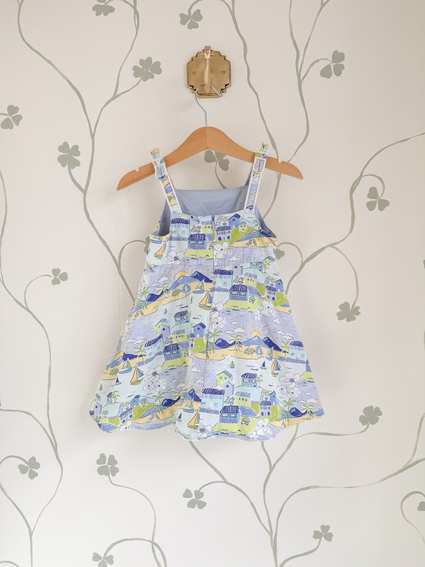 Gymboree 2003 Blue Vacation Sundress - 18-24 Months