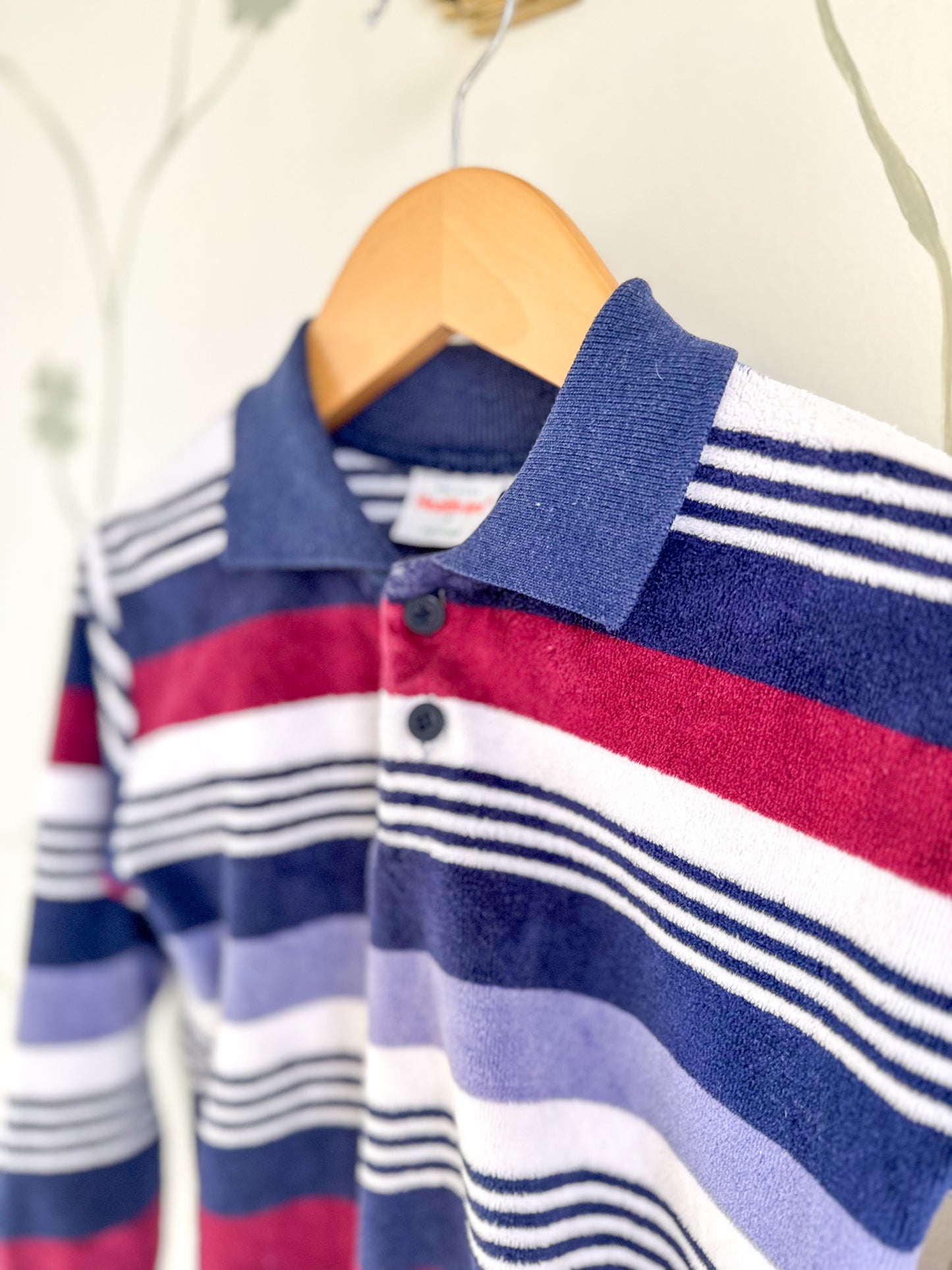 Vintage Healthtex Velour Polo - 5-6 Years
