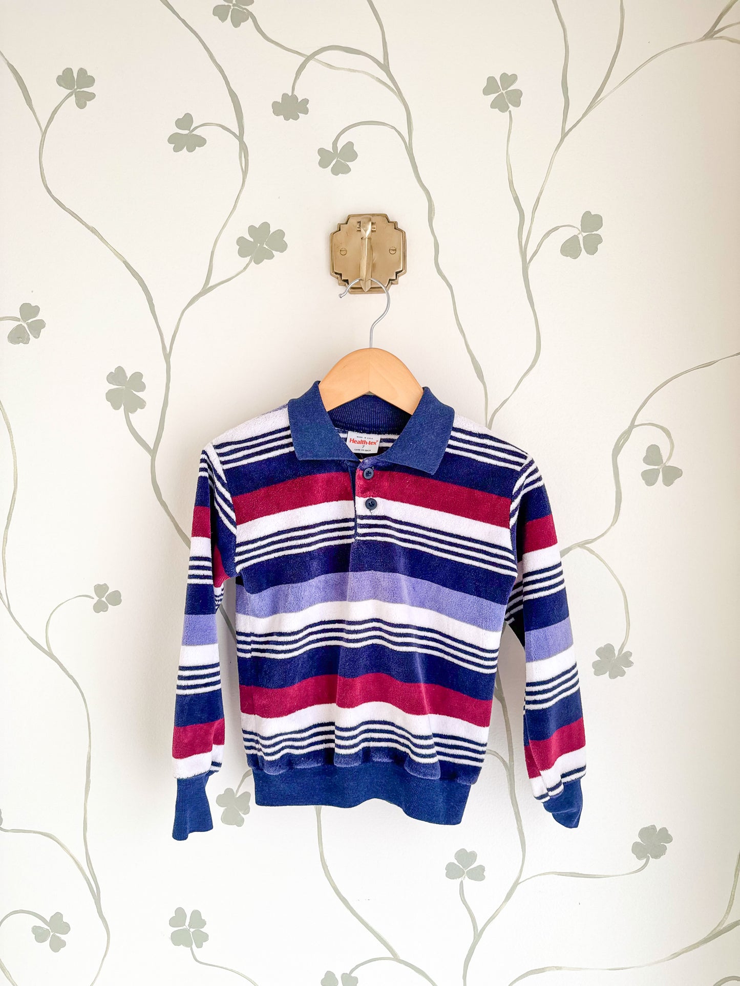 Vintage Healthtex Velour Polo - 5-6 Years