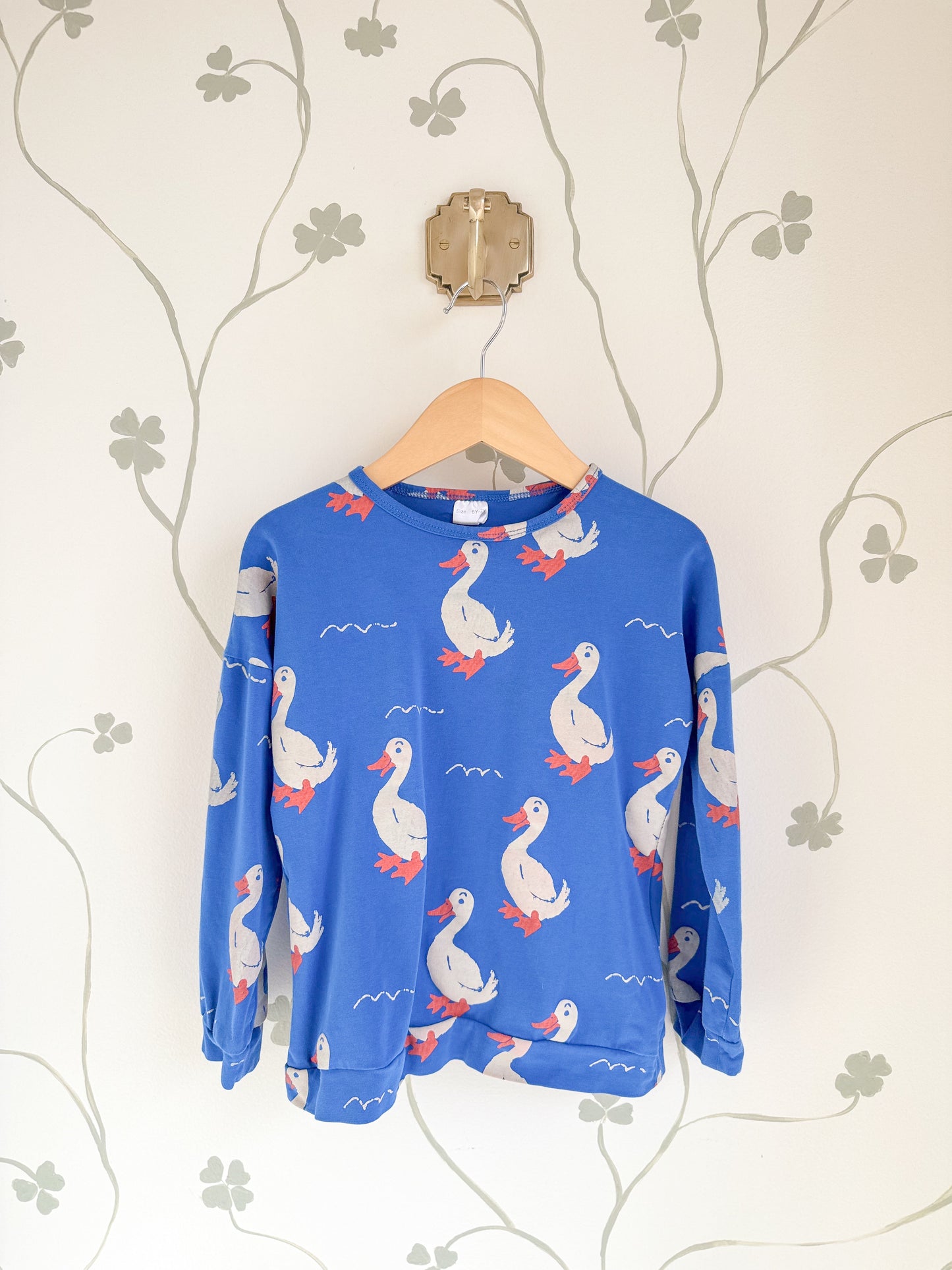 Blue Duck AOP L/S T-shirt - 6/7