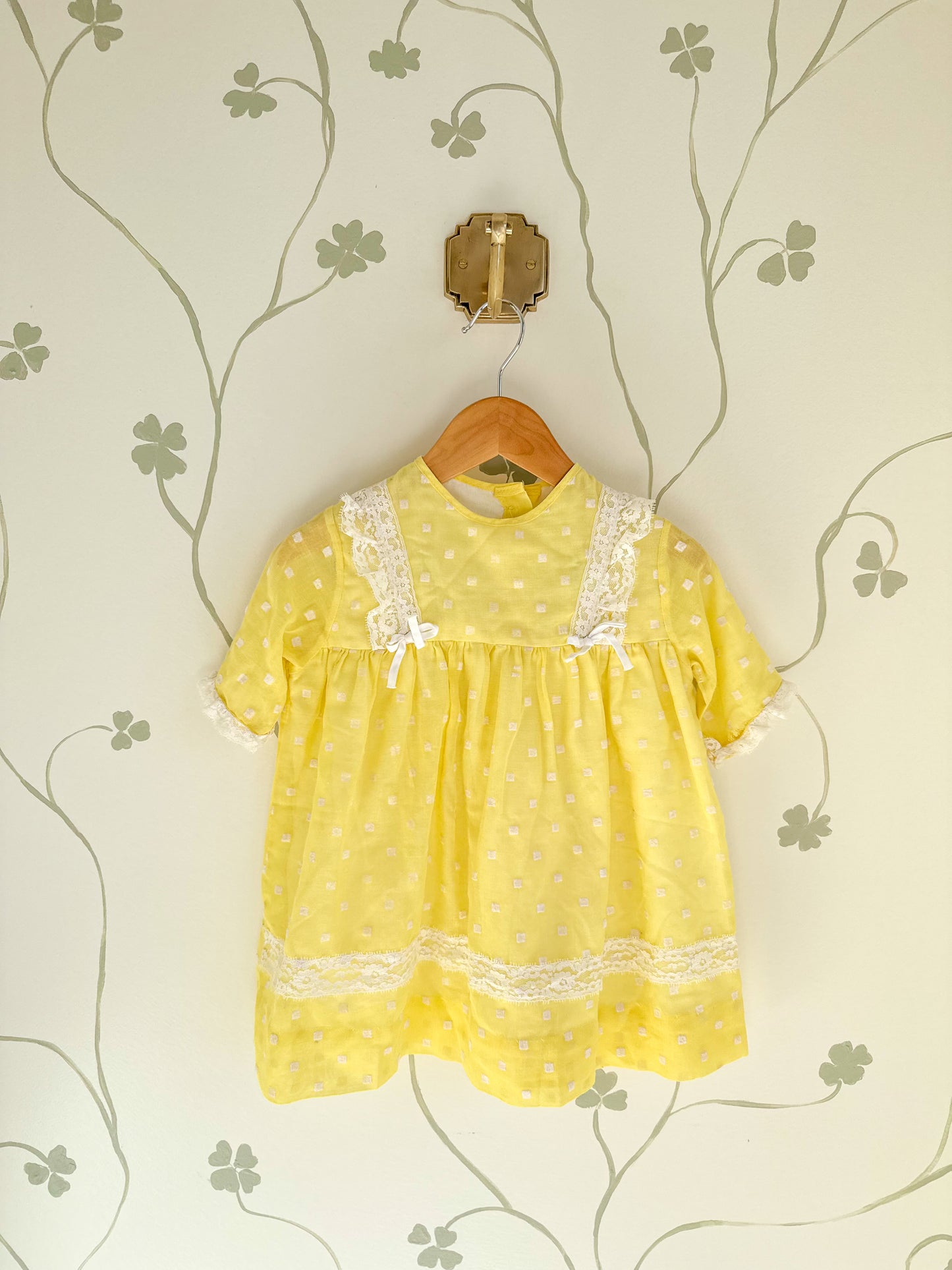 Vintage Yellow Tunic Dress - 18-24 Months