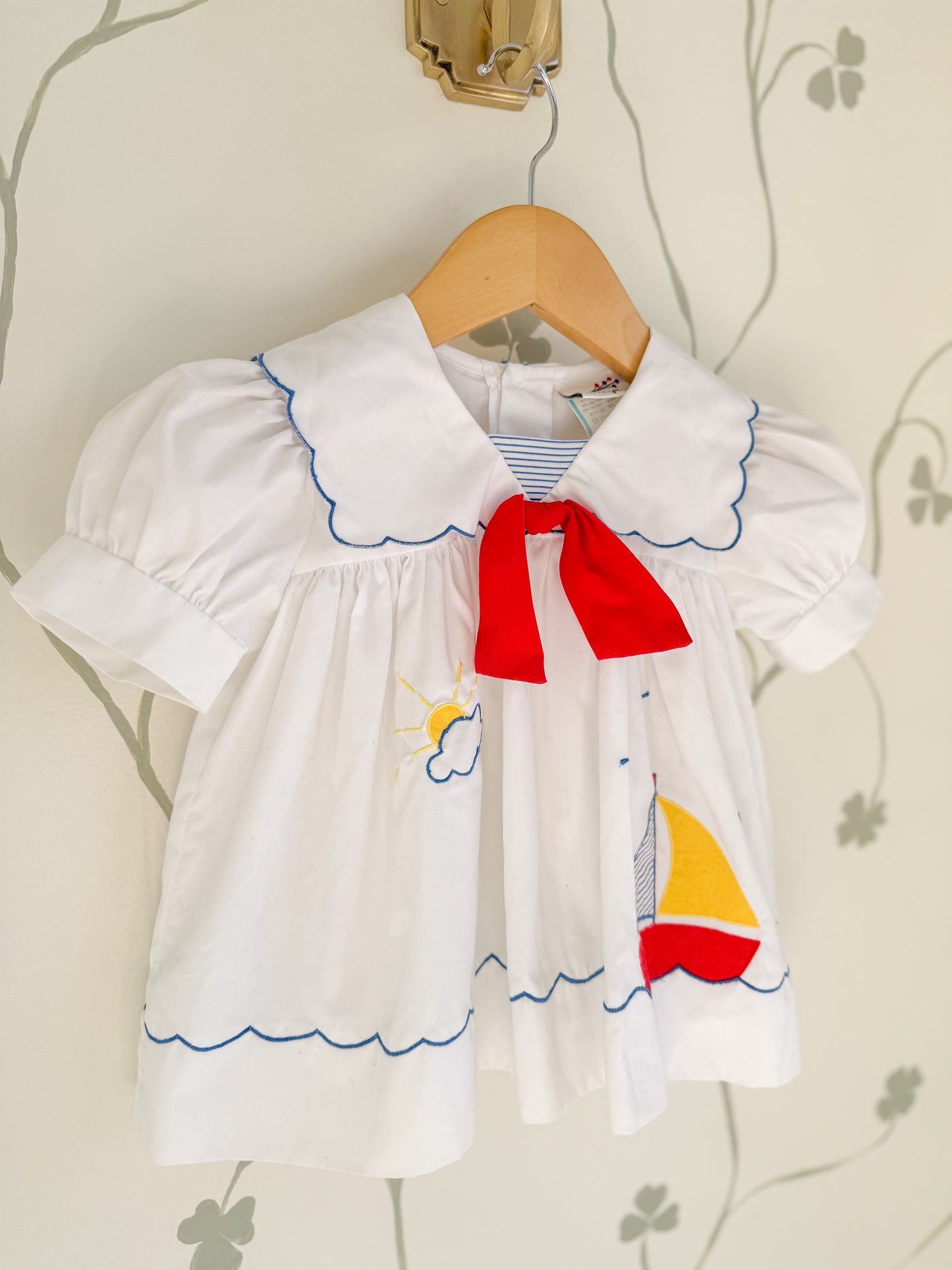 Vintage Baby Togs Sailing Dress - 18 Months