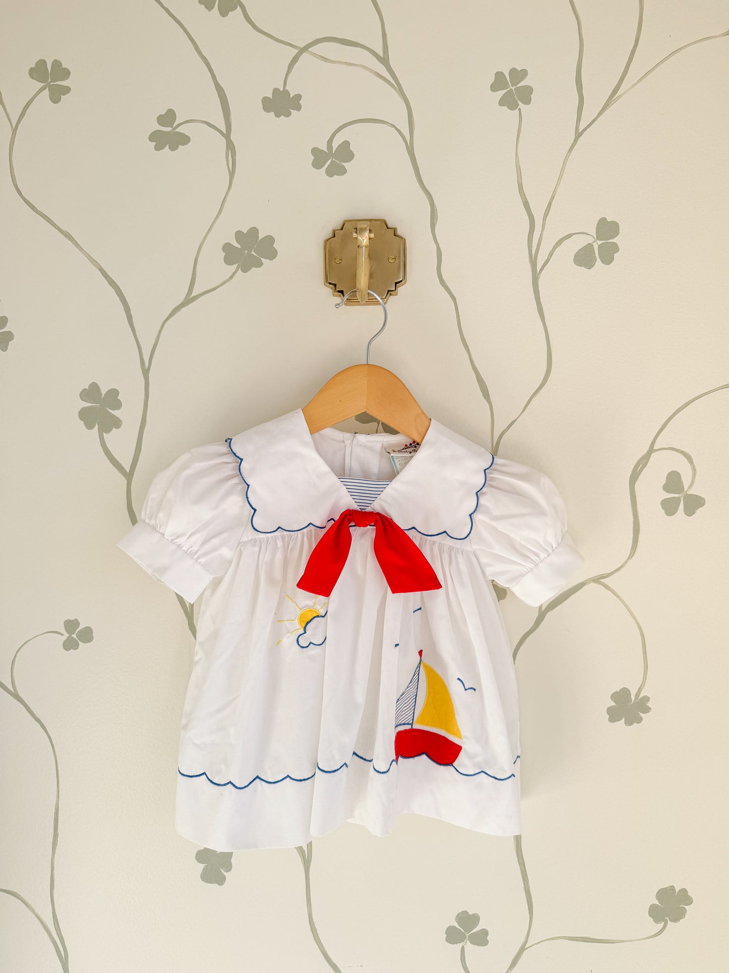 Vintage Baby Togs Sailing Dress - 18 Months