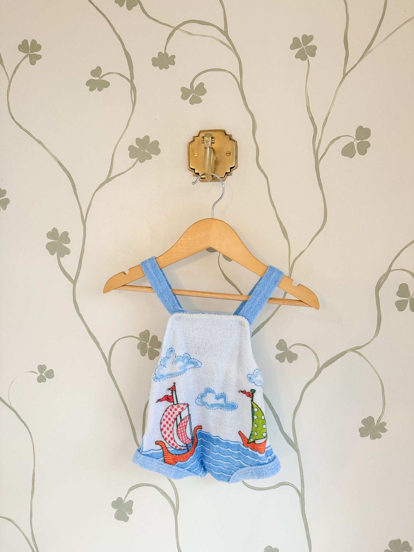 Vintage Terry Sailing Sunsuit - 3-6 Months
