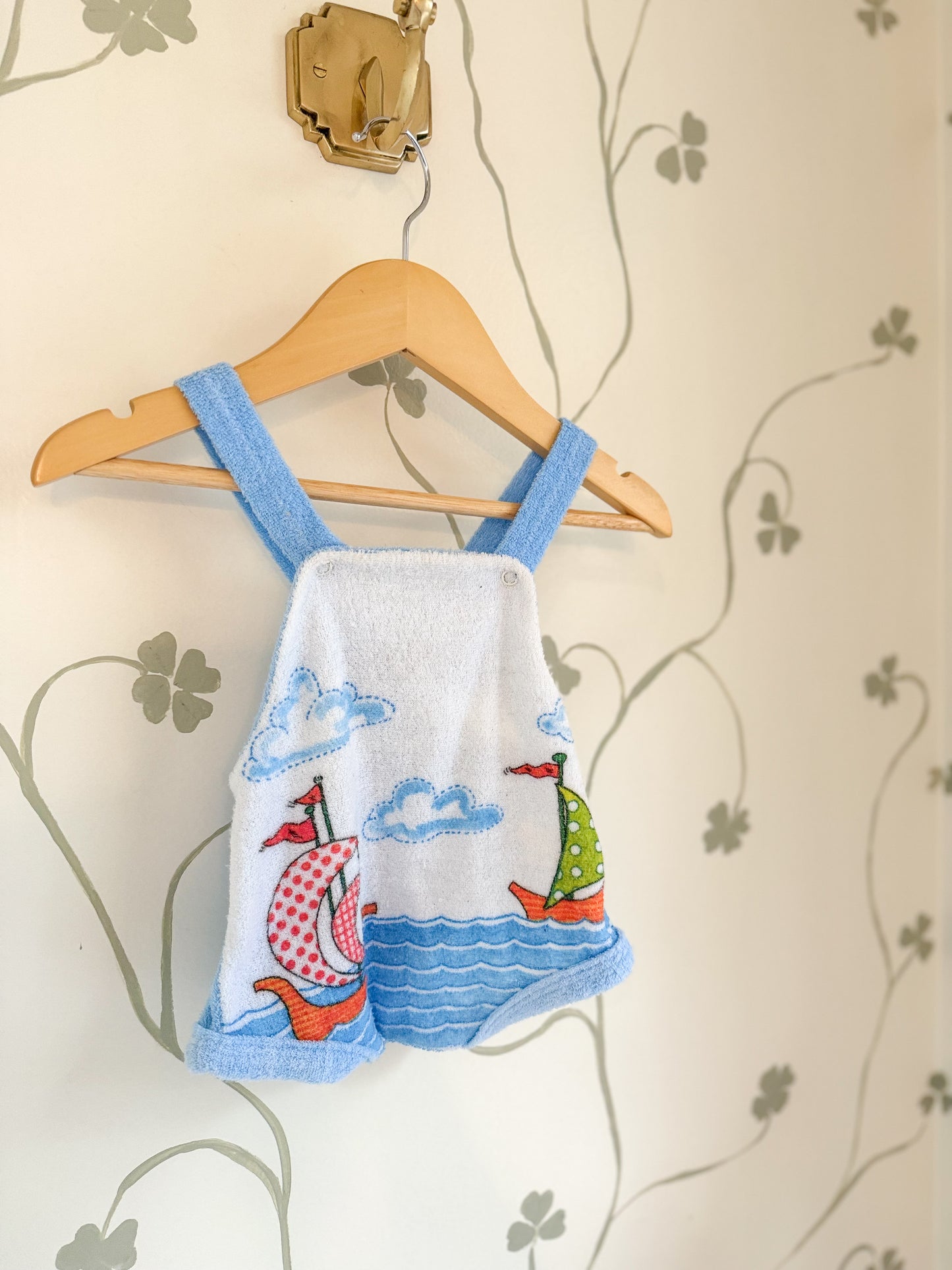 Vintage Terry Sailing Sunsuit - 3-6 Months
