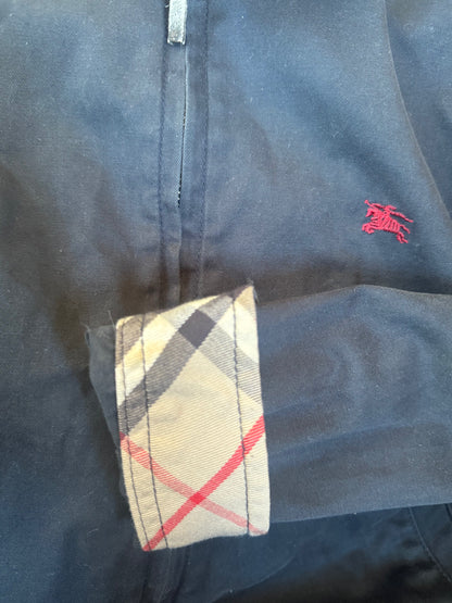 Burberry Navy Chore Coat - Size 6