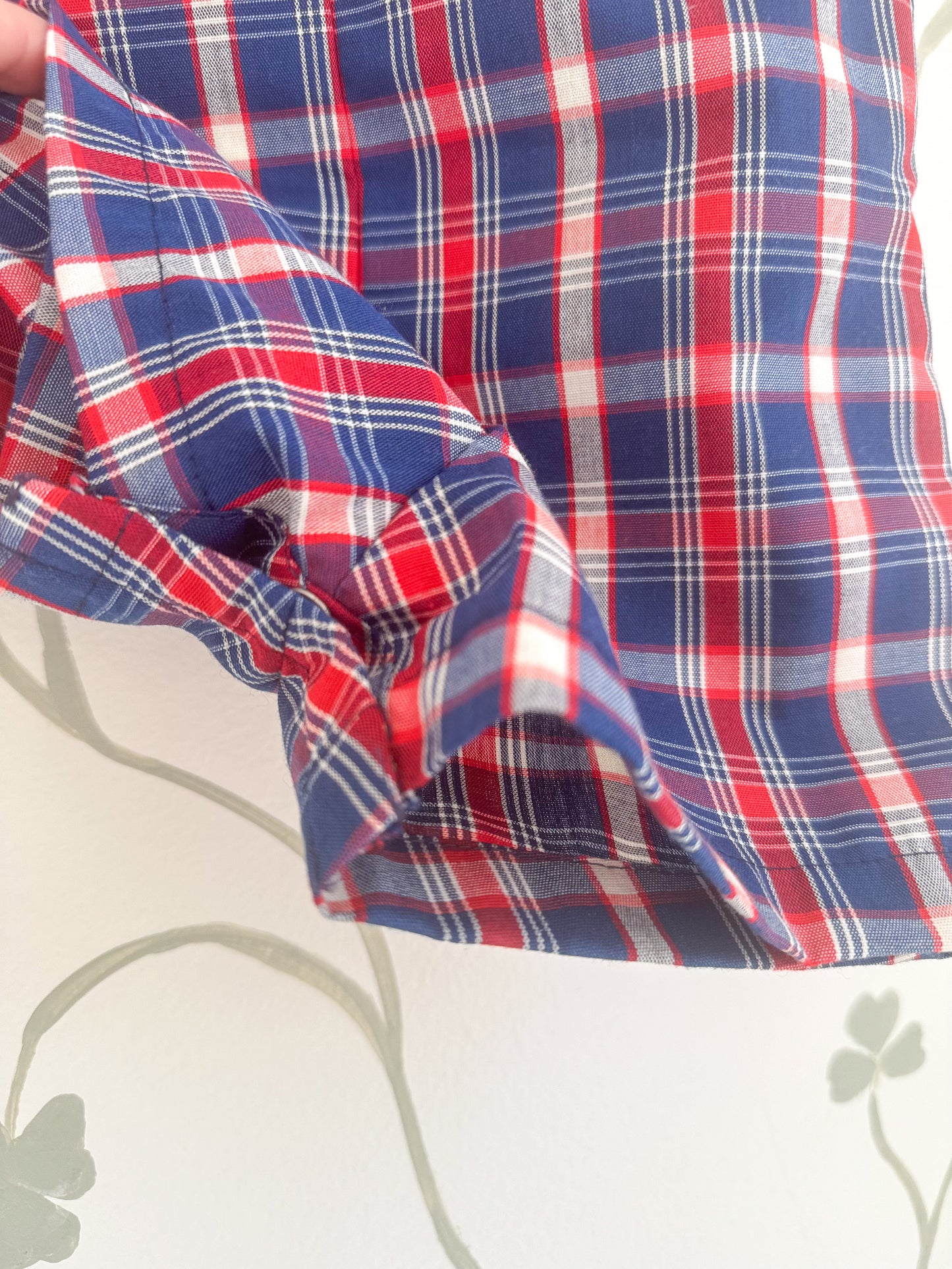 Vintage Thomas Plaid Red, White, & Blue Set - Size 18-24 Months