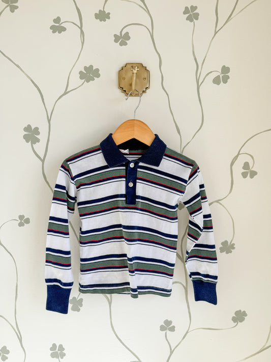 Vintage Healthtex L/S Polo - 4 Years