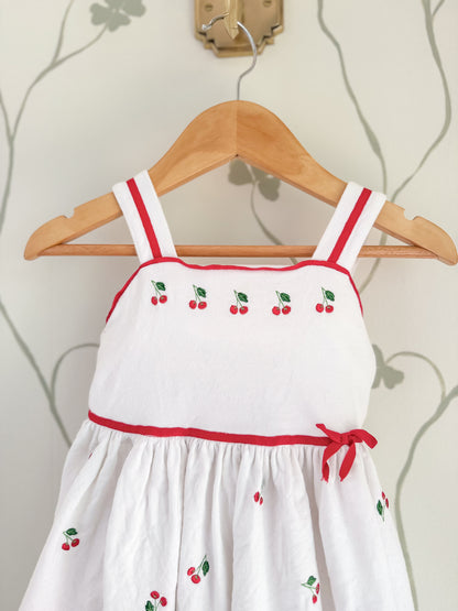 Vintage Cherry Dress - 24 Months
