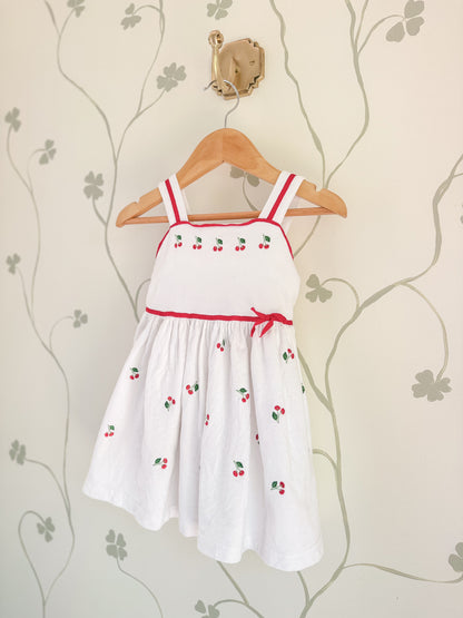 Vintage Cherry Dress - 24 Months