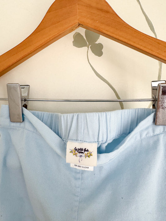 La Petite Fleur Light Blue Shorts - 3-4 Years