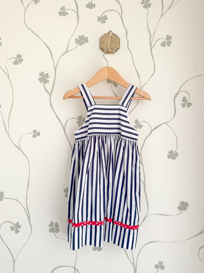 Vintage Stars and Stripes Dress - Size 4T